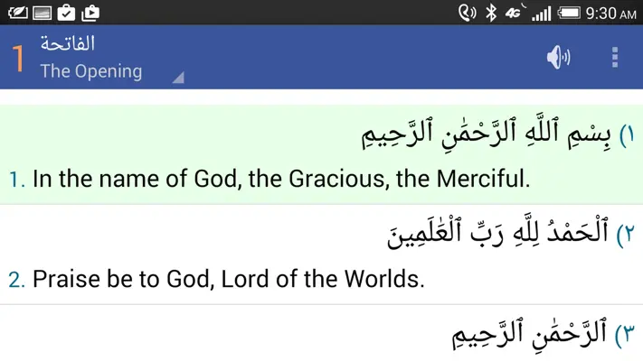 QURAN android App screenshot 0